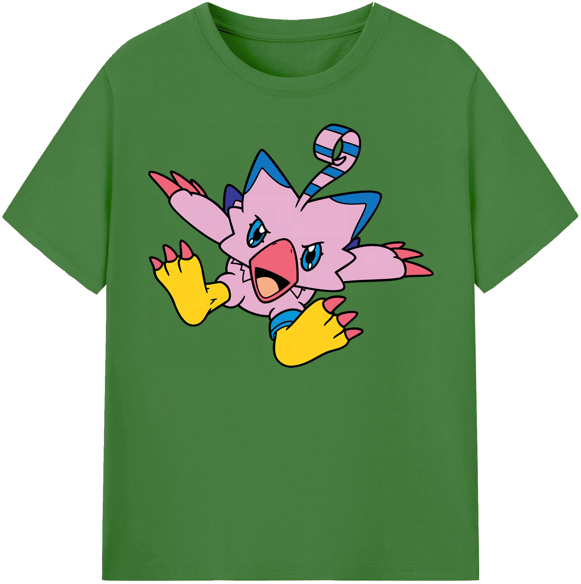 （画像用） Digimon デジタルモンスター/デジモン レディースカジュアルプリントTシャツ（綿100％）